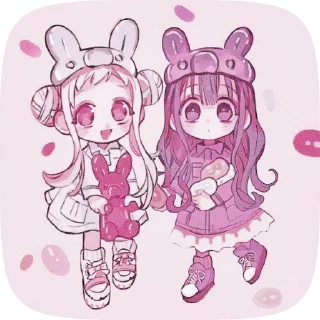 Sticker from Aoichka and Yashiro