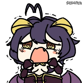 😟 emoji Mahou Shoujo ni Akogarete (seseren) by @Negezor Telegram sticker 9 of 26