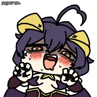 🥵 emoji Mahou Shoujo ni Akogarete (seseren) by @Negezor Telegram sticker 1 of 26