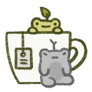 Sticker from две жабки