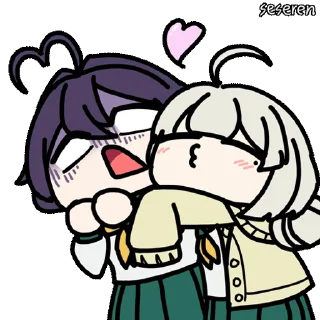 😱 emoji Mahou Shoujo ni Akogarete (seseren) by @Negezor Telegram sticker 16 of 26
