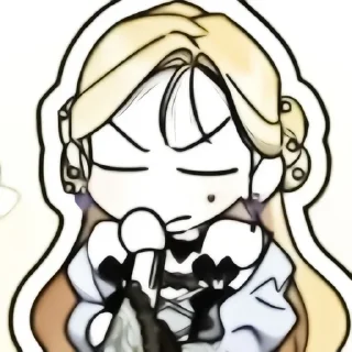 Sticker from 𖤐 Ⲣⲩⳝυ 𐚁 @haminiiist
