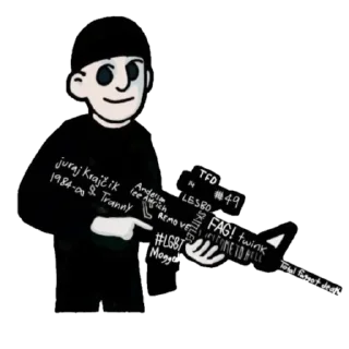 🔫 emoji Omar Mateen Telegram sticker 10 of 30