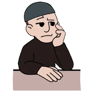 😏 emoji Omar Mateen Telegram sticker 19 of 30