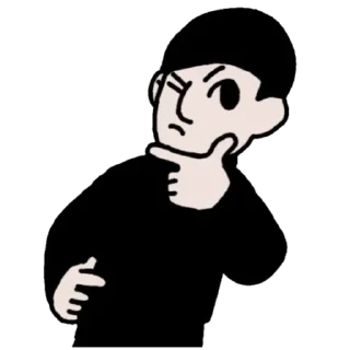 🤔 emoji Omar Mateen Telegram sticker 8 of 30