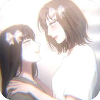 🫥 emoji minji and yuna ;  @yuttach Telegram sticker 20 of 67