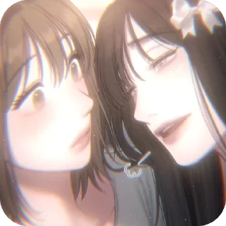🫥 emoji minji and yuna ;  @yuttach Telegram sticker 18 of 67