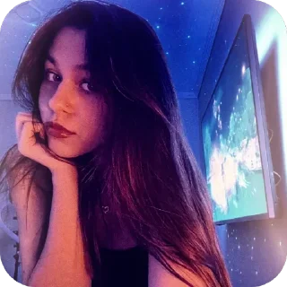 💇 emoji стикеры от миланавэйс🖤 Telegram sticker 6 of 109