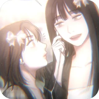 🫥 emoji minji and yuna ;  @yuttach Telegram sticker 10 of 67