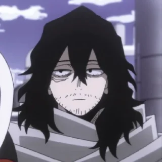 😐 emoji Aizawa BNHA Telegram sticker 14 of 120