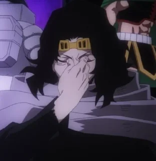 🙄 emoji Aizawa BNHA Telegram sticker 6 of 120