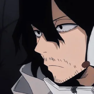 😐 emoji Aizawa BNHA Telegram sticker 19 of 120