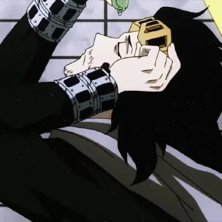 😐 emoji Aizawa BNHA Telegram sticker 5 of 120