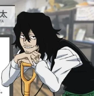 Aizawa BNHA sticker 4