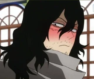 🫣 emoji Aizawa BNHA Telegram sticker 17 of 120