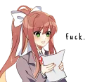 Sticker from Just Monika for Onii-chan