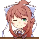 Sticker from Just Monika for Onii-chan