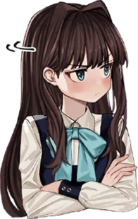 🤨 emoji ELISIA BEST CUTE MOMENTS :: @line_stickers Telegram sticker 5 of 16
