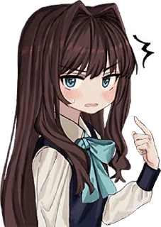 😰 emoji ELISIA BEST CUTE MOMENTS :: @line_stickers Telegram sticker 14 of 16