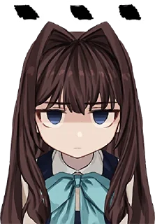 😐 emoji ELISIA BEST CUTE MOMENTS :: @line_stickers Telegram sticker 7 of 16