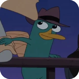 Sticker from Perry the Platypus • @Earth928B