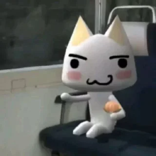 котик торо sticker preview 2