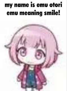 🙂 emoji EMU OTORI Telegram sticker 10 of 29