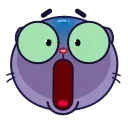 😱 emoji Catz Emoji @xkysluv Telegram sticker 14 of 40