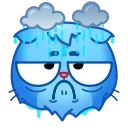 ☹️ emoji Catz Emoji @xkysluv Telegram sticker 10 of 40