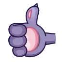 👍 emoji Catz Emoji @xkysluv Telegram sticker 19 of 40