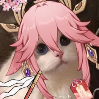 Sticker from 🌸Яэ Мико💗