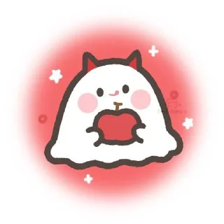 ⭐️ emoji ghost@lovee_2024 @animerar_bot Telegram sticker 10 of 19