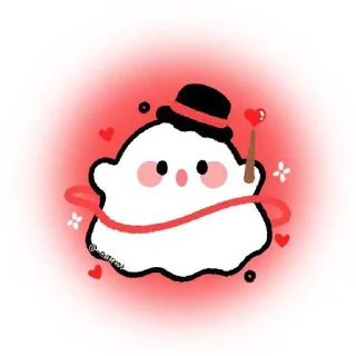 ⭐️ emoji ghost@lovee_2024 @animerar_bot Telegram sticker 5 of 19