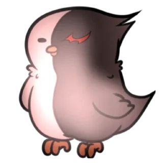 Sticker from Monocrow @orangedanganronpa