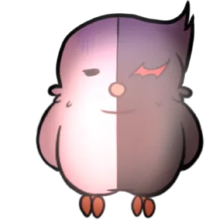 Sticker from Monocrow @orangedanganronpa
