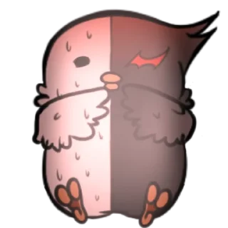 Sticker from Monocrow @orangedanganronpa