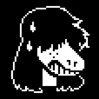 😨 emoji Susie Deltarune🪓 Telegram sticker 10 of 83