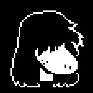 😔 emoji Susie Deltarune🪓 Telegram sticker 14 of 83