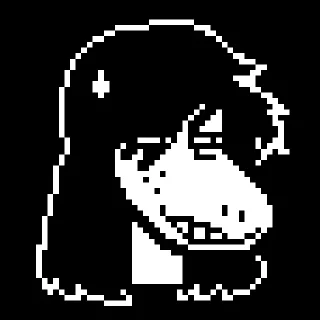😅 emoji Susie Deltarune🪓 Telegram sticker 19 of 83