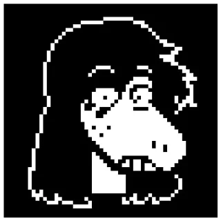 😨 emoji Susie Deltarune🪓 Telegram sticker 23 of 83