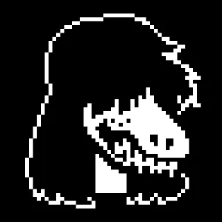 😈 emoji Susie Deltarune🪓 Telegram sticker 5 of 83