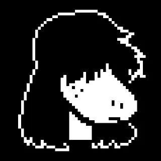 😐 emoji Susie Deltarune🪓 Telegram sticker 1 of 83