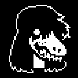 😈 emoji Susie Deltarune🪓 Telegram sticker 4 of 83