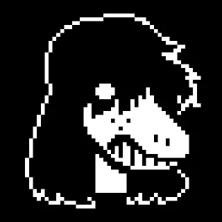 👿 emoji Susie Deltarune🪓 Telegram sticker 11 of 83