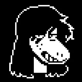 😒 emoji Susie Deltarune🪓 Telegram sticker 21 of 83
