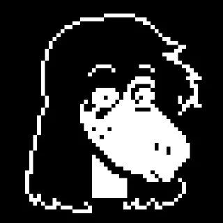 😳 emoji Susie Deltarune🪓 Telegram sticker 24 of 83