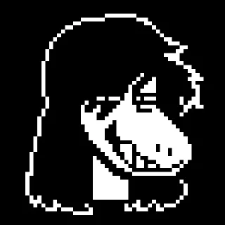 😈 emoji Susie Deltarune🪓 Telegram sticker 18 of 83