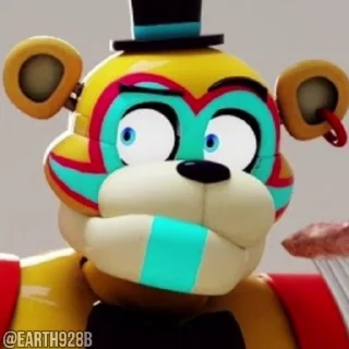 🥰 emoji @EARTH928B <- ПЯТЬ НОЧЕЙ С ФРЕДДИ ФНАФ СТИКЕРЫ ТГ Telegram sticker 10 of 45