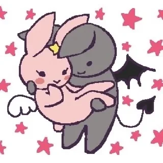 🩷luv bunnies🖤 @xkysluv sticker 3