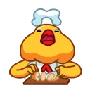 😭 emoji Cocky Cook Telegram sticker 12 of 20